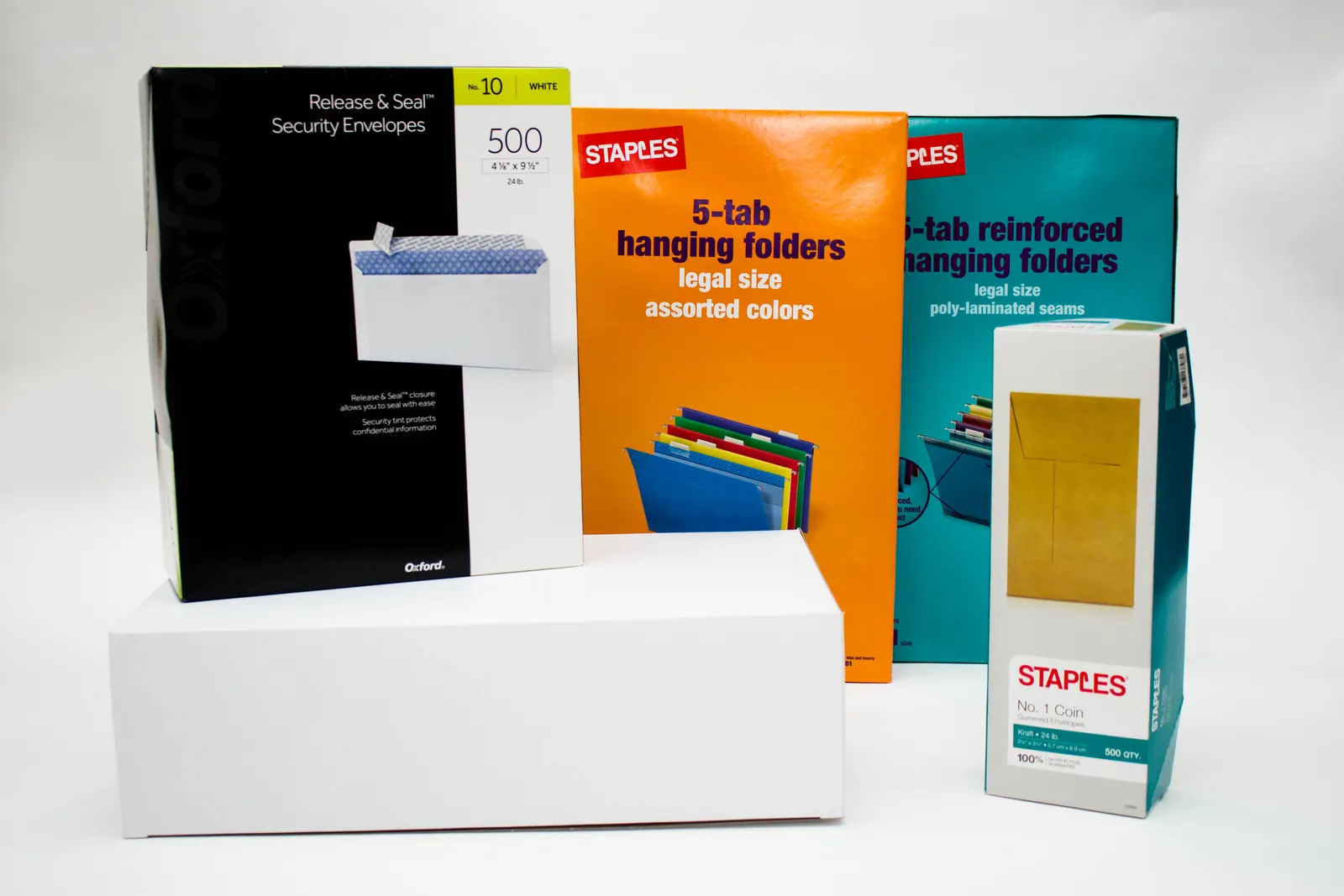 Cajas plegadizas impresas para artículos de oficina
